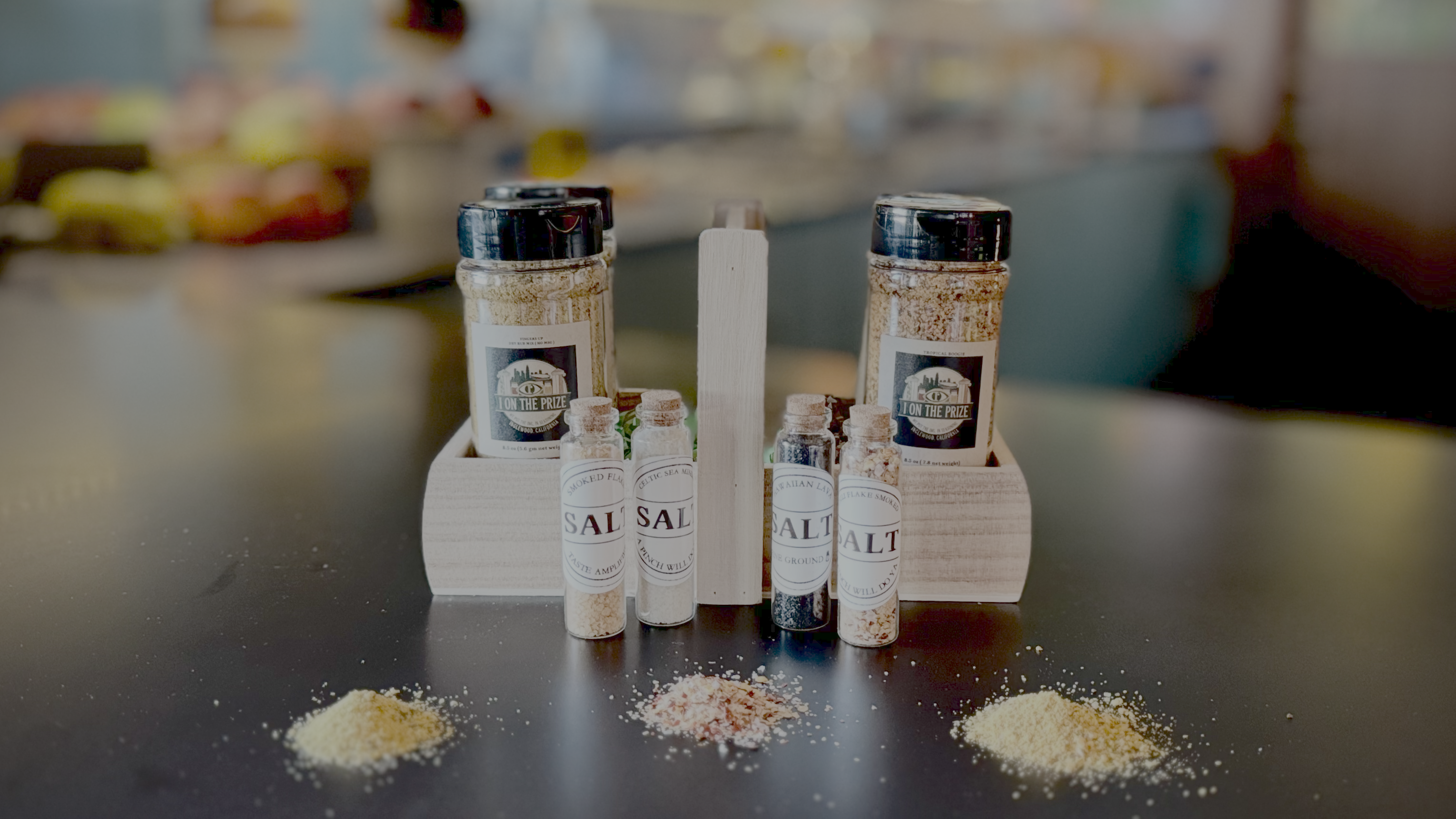 I On The Prize seasonings and finishing salts